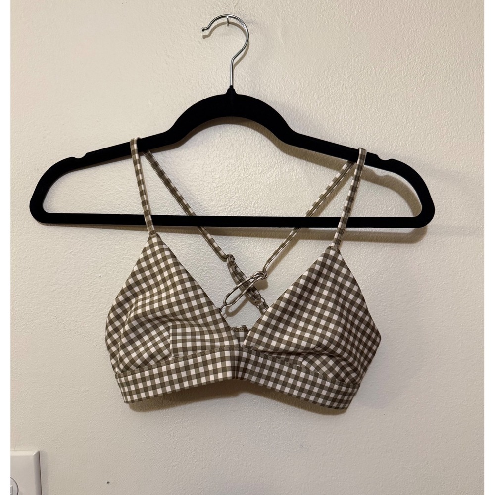Alo Yoga Airlift Gingham Splendor Bra Size S